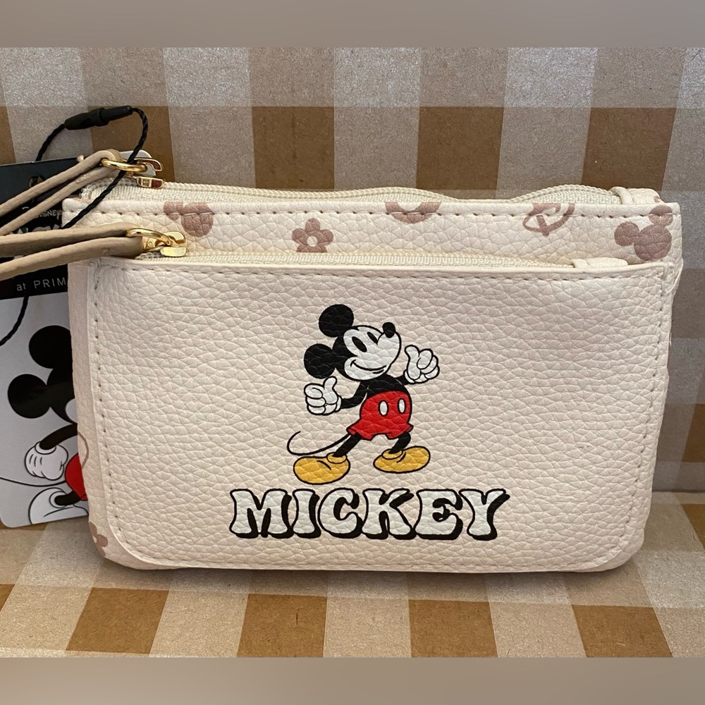 Primark Disney Mickey Mouse Coin Card Wallet NWT Small New